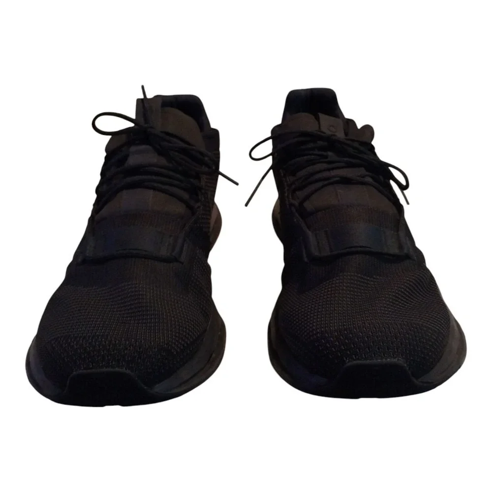 On Running‎ Men's 12.5 Cloudnova Athletic Sneakers Lace-Up Black Shoes